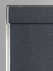 Ink Blue Bellum Made to Measure Roman Blind - Image 3 of 6