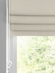 Oyster Natural Ire Made to Measure Roman Blind - Image 2 of 6