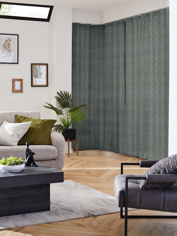 Eucalyptus Green Marte Made to Measure Curtains - Image 2 of 9