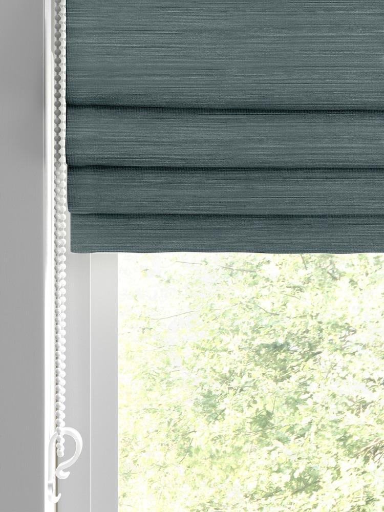 Teal Green Ire Made to Measure Roman Blind - Image 2 of 6