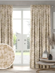 Ochre Yellow Tero Made to Measure Curtains - Image 1 of 9