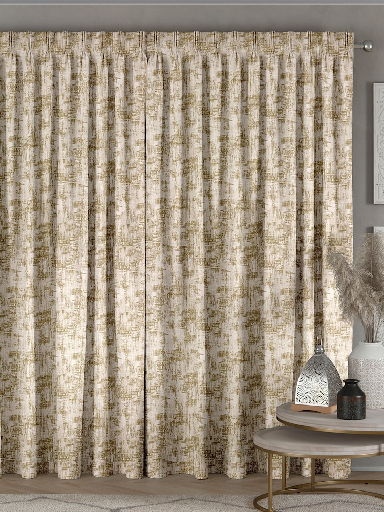 Ochre Yellow Tero Made to Measure Curtains - Image 2 of 9