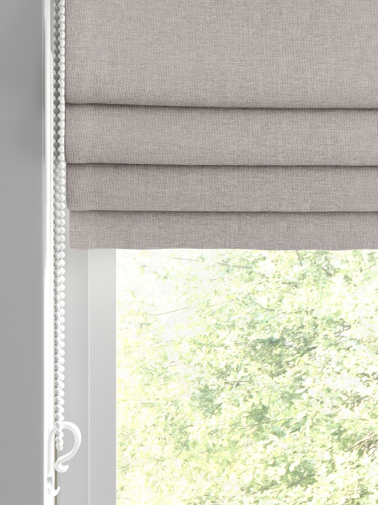Dove Grey Bellum Made to Measure Roman Blind - Image 2 of 6