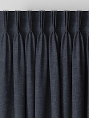 Ink Blue Bellum Made to Measure Curtains - Image 5 of 9