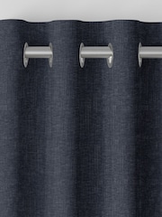 Ink Blue Bellum Made to Measure Curtains - Image 7 of 9