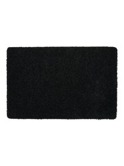 Hug Rug Black Washable Shaggy Bath Mat - Image 2 of 9