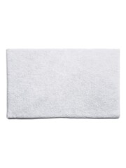 Hug Rug White Luxury Cotton Plain Bathmat Runner - Image 3 of 3