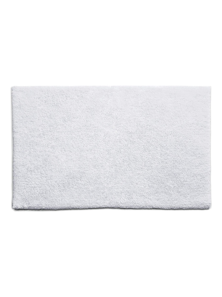 Hug Rug White Luxury Cotton Plain Bathmat Runner - Image 3 of 3