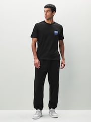 HUGO Black Split Logo T-Shirt - Image 3 of 5