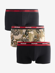 HUGO Natural Boxers 3 Pack - Image 1 of 6