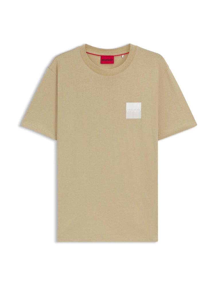HUGO Natural Split Logo T-Shirt - Image 5 of 5 HUGO Natural Split Logo T-Shirt - Image 5 of 5