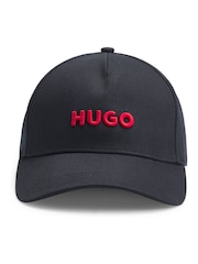 HUGO Black Logo Cap - Image 1 of 1