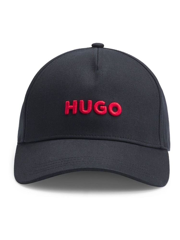 HUGO Black Logo Cap - Image 1 of 1