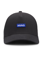 HUGO Black Small Logo Cap - Image 1 of 1