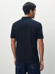 HUGO Black Logo Polo Shirt - Image 2 of 5