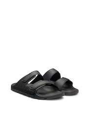 HUGO Black Logo Sandals - Image 1 of 2