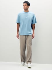 HUGO Blue Small Logo T-Shirt - Image 3 of 7