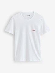 HUGO Natural T-Shirts 3 Pack - Image 3 of 4