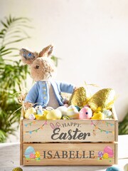 Personalised Easter Crate - Storage Box by Loveabode - Image 4 of 4