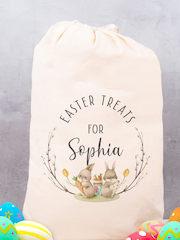 Personalised 100% Cotton Easter Sack/Treat Bag by Loveabode - Image 1 of 4