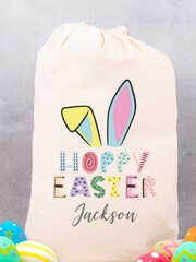 Personalised 100% Cotton Easter Sack/Treat Bag by Loveabode - Image 3 of 4