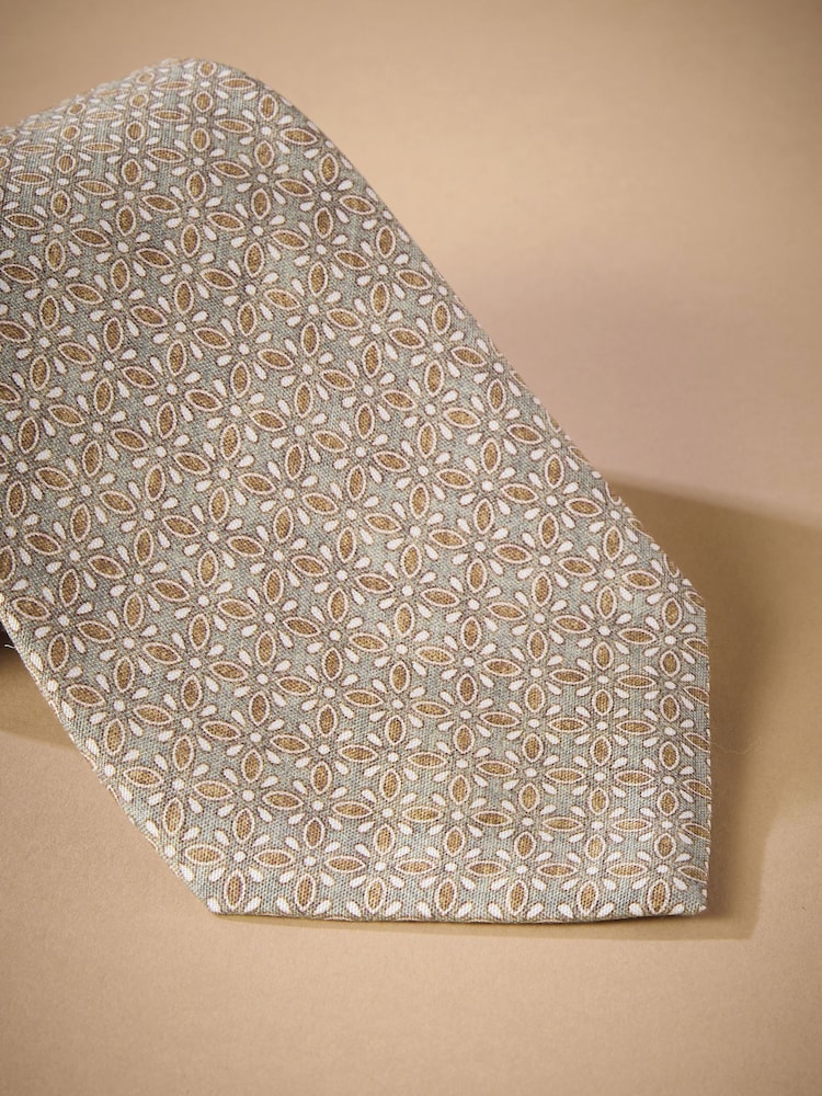 Green Signature Made In Italy Printed Paisley Tie - Image 2 of 3 Green Signature Made In Italy Printed Paisley Tie - Image 2 of 3