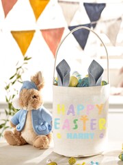 Personalised 100% Cotton Happy Easter Treat Bag by Loveabode - Image 2 of 4