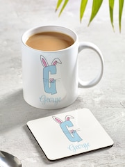 Personalised Initial Mug & Coaster Set by Loveabode - Image 2 of 4