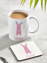 Personalised Initial Mug & Coaster Set by Loveabode - Image 3 of 4
