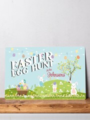 Personalised Metal Egg Hunt Sign by Loveabode - Image 2 of 4