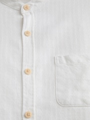 Oliver Spencer Cream Lennon Grandad Shirt - Image 12 of 13