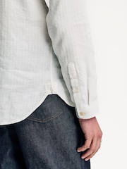 Oliver Spencer Cream Lennon Grandad Shirt - Image 6 of 13