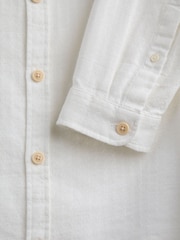 Oliver Spencer Cream Lennon Grandad Shirt - Image 8 of 13