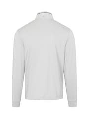 Greg Norman Mens Leaderboard Ultra-Stretch Quarter Zip Golf Mid Layer Sweatshirt - Image 2 of 3