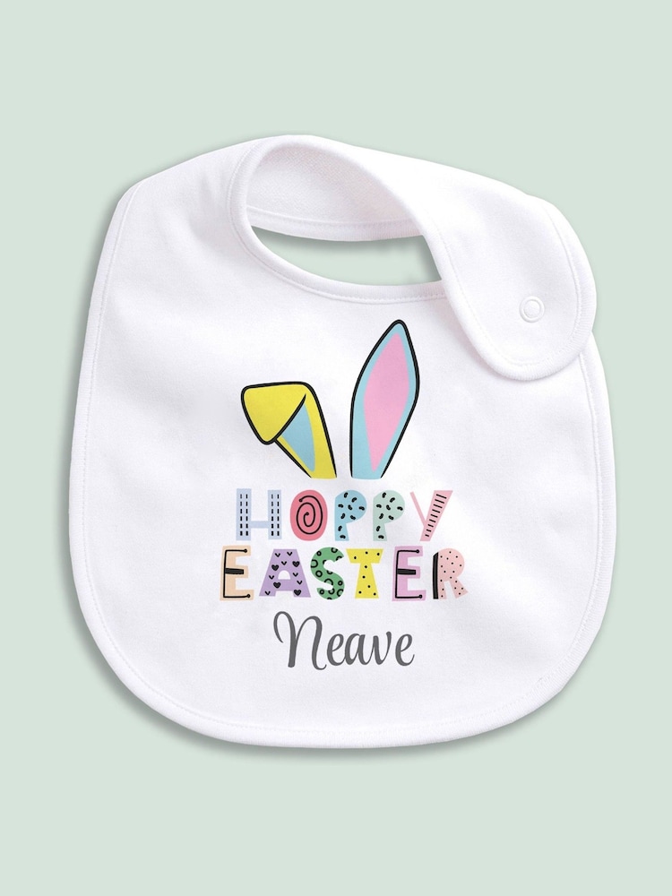 Little Years Personalised 100% Cotton Easter Bib - Image 4 of 4