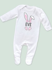 Little Years Personalised Bunny Ears Sleepsuit - Image 2 of 4