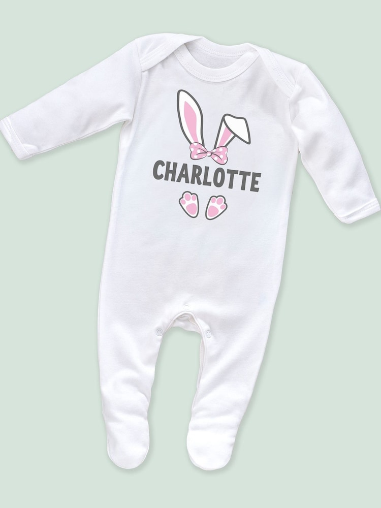 Little Years Personalised Bunny Ears Sleepsuit - Image 4 of 4