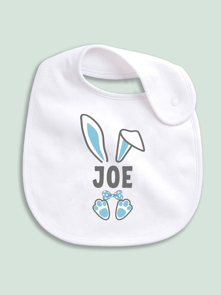 Little Years Personalised Easter Bunny Ears Bib - Image 4 of 4