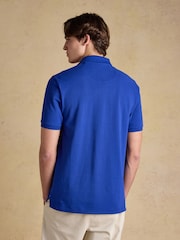 Joules Woody Bright Blue Cotton Pique Polo Shirt - Image 2 of 9