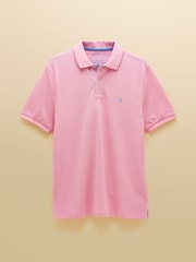 Joules Woody Light Pink Cotton Pique Polo Shirt - Image 10 of 10
