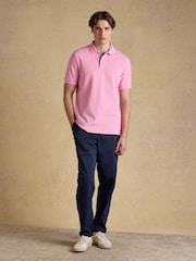Joules Woody Light Pink Cotton Pique Polo Shirt - Image 5 of 10
