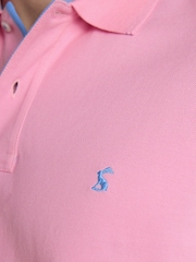 Joules Woody Light Pink Cotton Pique Polo Shirt - Image 9 of 10