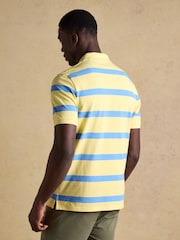 Joules Woody Yellow/Blue Cotton Pique Polo Shirt - Image 2 of 7