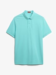 Superdry Blue City Pique Polo Shirt - Image 5 of 6