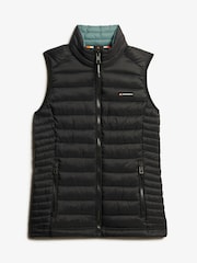 Superdry Black Fuji Lite Padded Gilet - Image 6 of 7