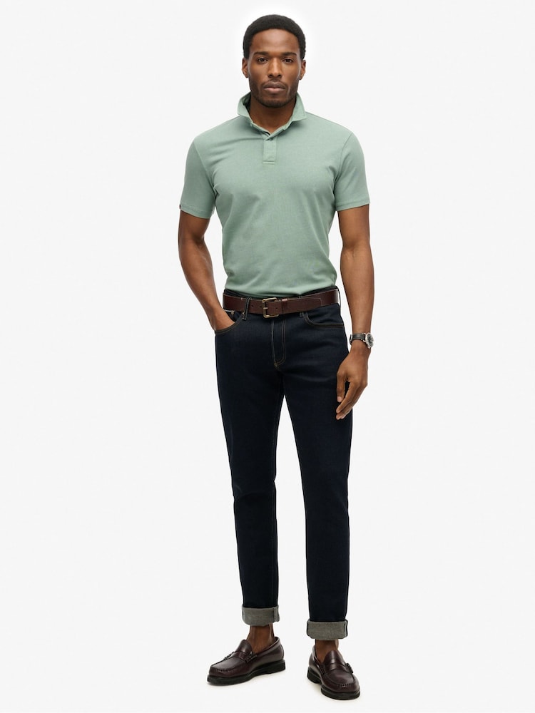 Superdry 100% Cotton Essential Jersey Polo Top - Bild 1 von 7