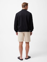 French Connection Black Scuba-Style Bomber Jacket - Image 3 of 6