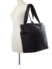 Nere Black Nylon Large Tote Bag - Image 4 of 4
