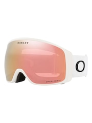 Oakley Flight Tracker L Matte White Goggles with Prizm Rose Gold Lens - Image 12 of 12