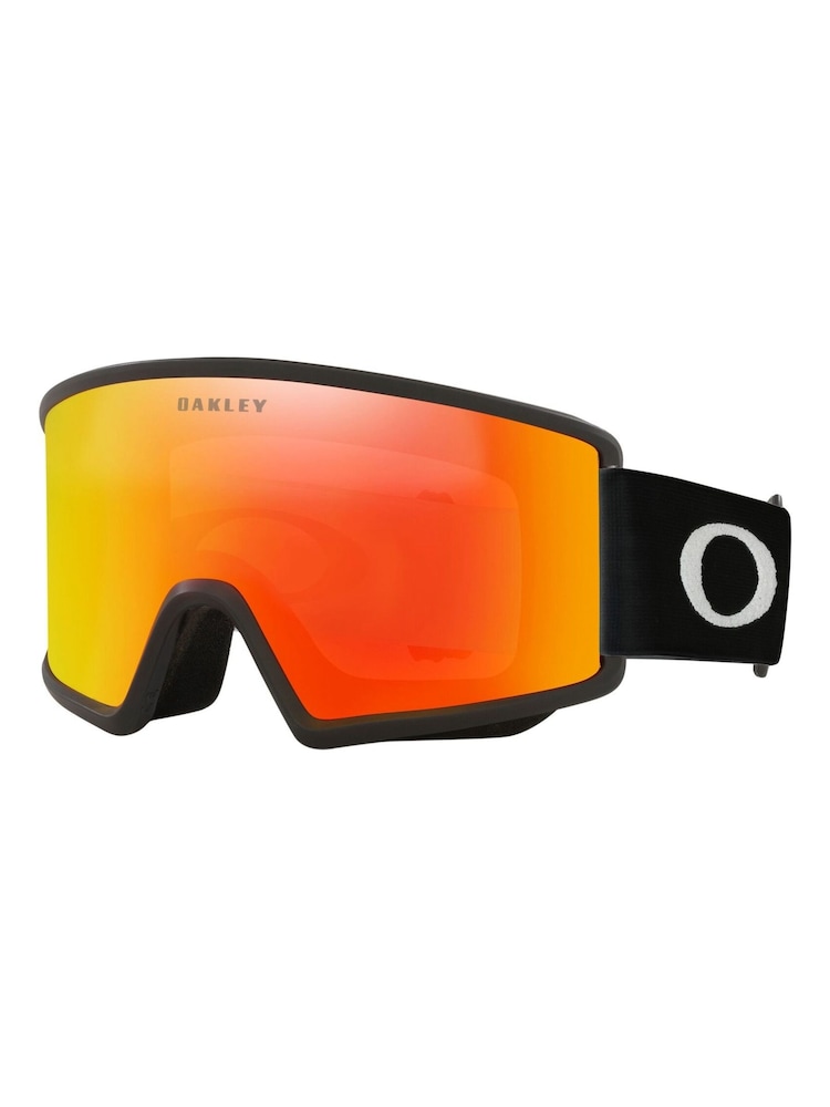 Oakley Target Line L Matte Black with Fire Iridium Lens Ski Goggles - Image 12 of 12 Oakley Target Line L Matte Black with Fire Iridium Lens Ski Goggles - Image 12 of 12